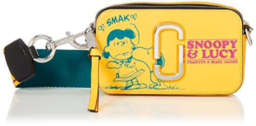[マークジェイコブス] ショルダーバッグ H119L01FA21 PeanutsXMarcJacobsTheSnapshot レディース Yellow Free Size [並行輸入品]