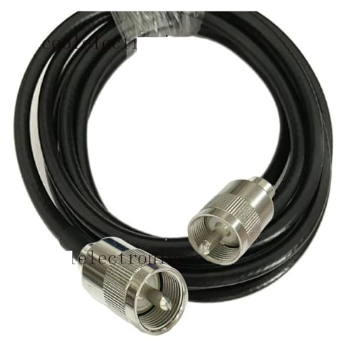 Câble UHF PL259 mâle 5D-FB anti-interférence 50 Ohm de 2 mètres