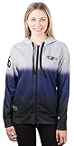 Ultra Game NFL Baltimore Ravens Womenss Full Zip Hoodie Sweatshirt Hombre Jacket, Heather Gray,...