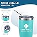 Greys Grays Anatomy Merch,Tv Show Merchandise,20 Oz Insulated Stainless Steel Iced Coffee Tumbler With Lid Straw And Straw Brush,Funny Travel Coffee Mug Cup Water Bottle,Novelt Gift for Doctors Nurses