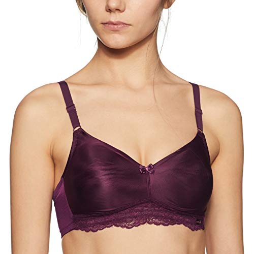 Image of Amante Every de Black Solid Non-Wired Non Padded Everyday Bra