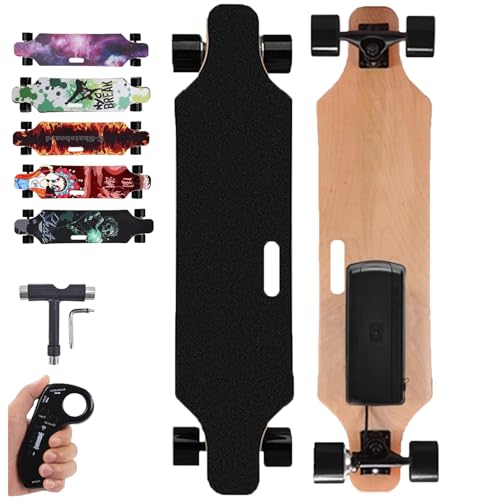 Patineta EléCtrica Campus, Patineta Todoterreno Con Asa De Transporte, Tabla De Surf PortáTil Con Control Remoto, Alcance De 8km Para Adultos, Principiantes Y Adolescentes,A