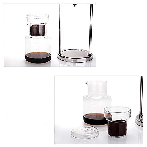 600Ml Cold Brew Cafetera De Goteo Herramientas De Filtro De Vidrio Reutilizables Espresso Dripper Coffee Pot Ice Water… - Imagen 8
