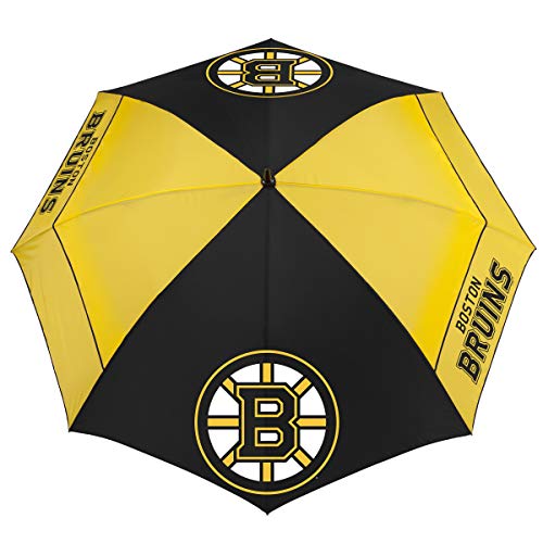 Team Effort Nhl Boston Bruins 62" Windsheer Lite Umbrella62 Windsheer Lite Golf Umbrella, Multi, Na #TOP5