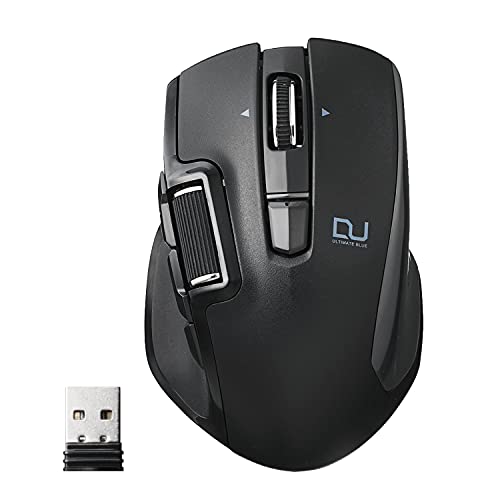 エレコム マウス ワイヤレス (レシーバー付属) Lサイズ 6ボタン DUALシリーズ ハードウェアマクロ搭載 サイドホイール 高速スクロール Ultimate 41ZffZw16SS.jpg