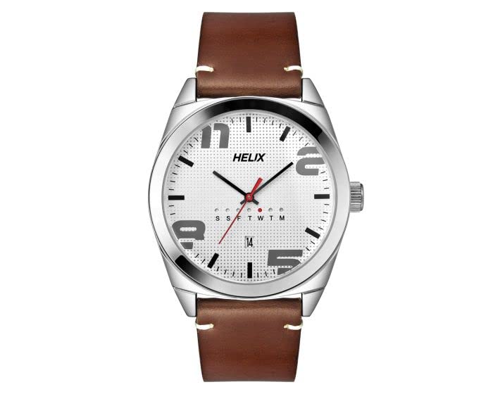 Helix Analog Silver Dial Mens Watch - TW044HG00 (B0BQY3DHP2) Amazon Price History, Amazon Price Tracker