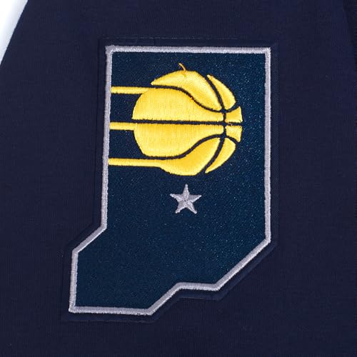 Pro Standard Mens NBA Indiana Pacers Classic Chenille Button Down Midnight Navy 2XL - Image 6