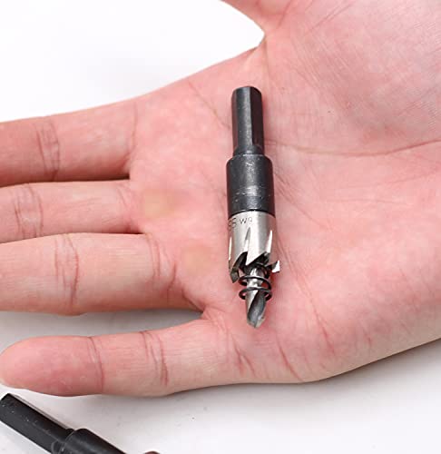 Driak 6 Pcs 12-22Mm/0.47-0.86" Hss Hole Saw Drill Bit Set Hss Twist Drill Bit Set With Wrench For Stainless Steel Metal Cutter #TOP3