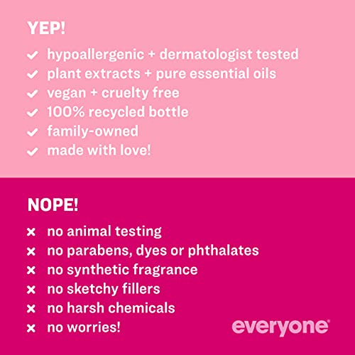Everyone 3-In-1 Kids Soap, Body Wash, Bubble Bath, Shampoo, 32 Ounce (Pack Of 2), Berry Blast, Coconut Cleanser With Plant Extracts And Pure Essential Oils #TOP4