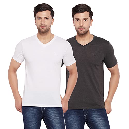 Image of Orewa Men Men's Solid Regular Fit T-Shirt