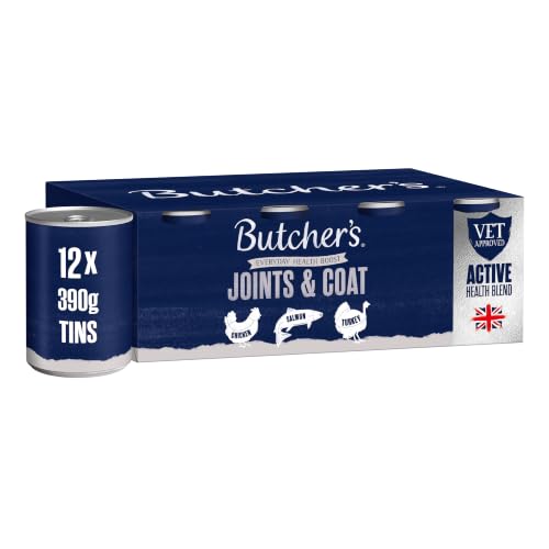 Butchers Complete Wet Can Adult Dog Food Joint & Coat Pack 12x390g