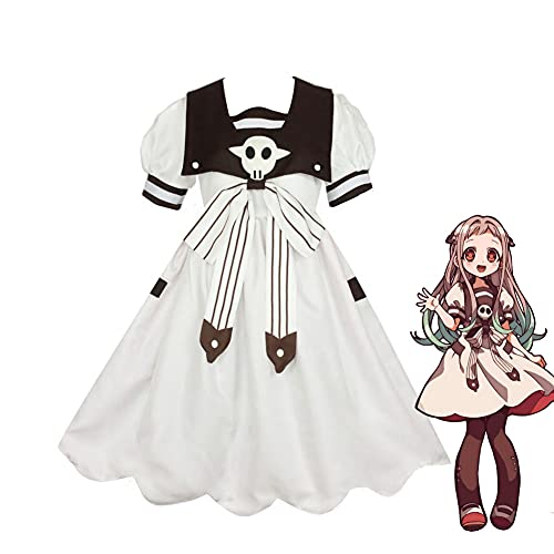 Zhongkaihua Disfraz de anime Nene Yashiro para niñas, disfraz de uniforme de traje de baño Hanako kun anime de Halloween Lolita vestido gótico, juego completo de disfraz de Halloween para mujer