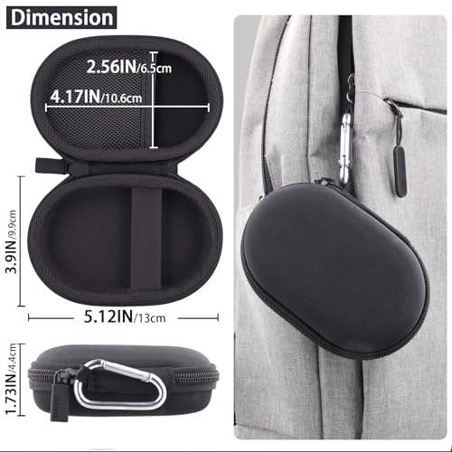 Miniatura 7 de Co2crea Duro Viajar Caja Estuche Funda Para Logitech Pebble Mouse 2 M350s M187 Logitech M350 Ratón Inalámbrico Portátil Funda Solo