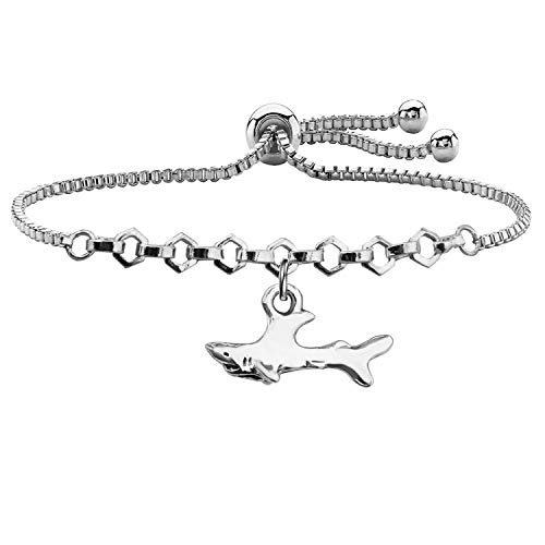 UJIMS Shark Lover Gift Shark Bracelet Shark Stuff Diver Gifts Shark Week Jewelry for Shark Colleague BFF