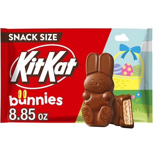 KIT KAT Milk Chocolate Wafer Snack Size Bunnies, Easter Candy