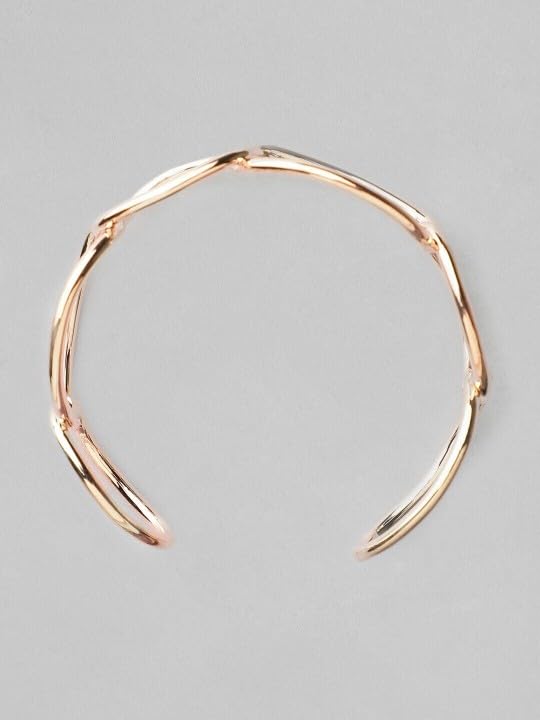 Image of Rubans Cuff Bracelet Stylish Statement Western Jewellery Gift for Women & Girls