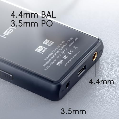 Image of HiBy R3 II 2025 Hi-Res Audio Player - Dual DAC Chips, MQA Decoding, Qobuz /Tidal Player with Bluetooth 5.1, 3.5mm SE /4.4mm BAL Ports | Up to 2TB Expandable Storage