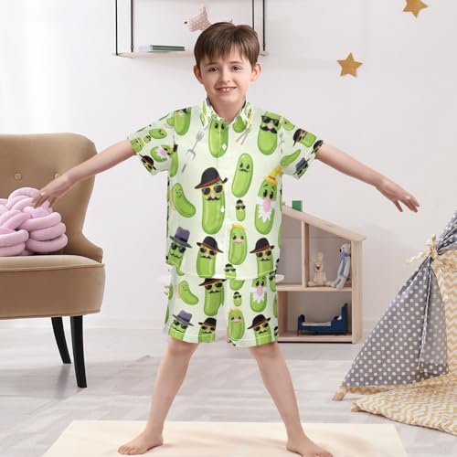 Image of Boccsty Ice Cream Drip Boy Summer Shorts Sets Hawaiian Toddler Boys T-Shirt & Pants 2 Pcs 3T-10T