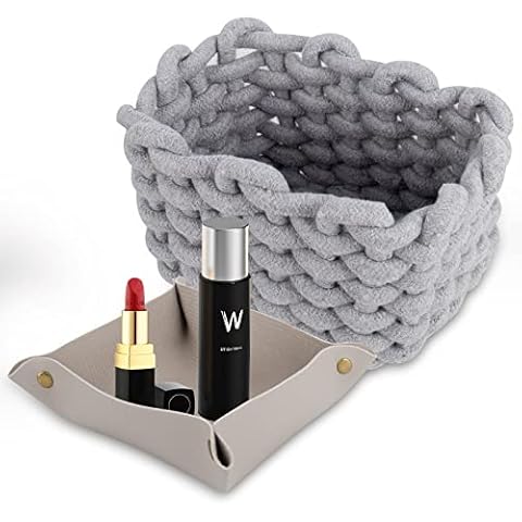 2 Cestas de Almacenamiento de Algodón para Bebés XTDMJ (Gris) Cover