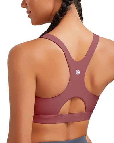 Image of RUNNING GIRL Sports Bras for Women High Support,Racerback High Impact Sports Bra Moulded Cup Workout Bra Push up
