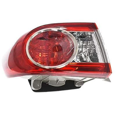 LH Left Driver Side Outer Tail Light Replacement for Toyota Corolla 2011-2013 Tail Lamp 8156002580 TO2804111