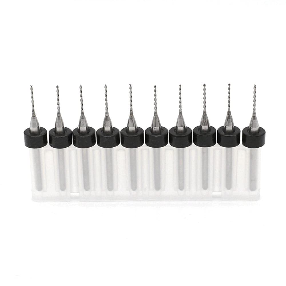 10-teiliges Mikro-Bohrer-Set – 0,8 Mm, Aus Hartmetall, Für PCB & Holz