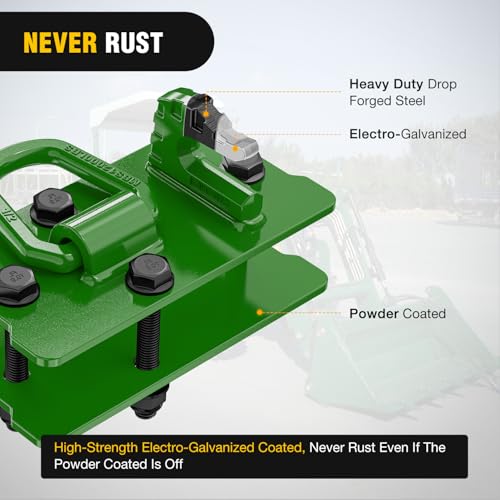 Image of Nilight Tractor Bucket Grab Hook with Tie-Down Ring & Back Plate