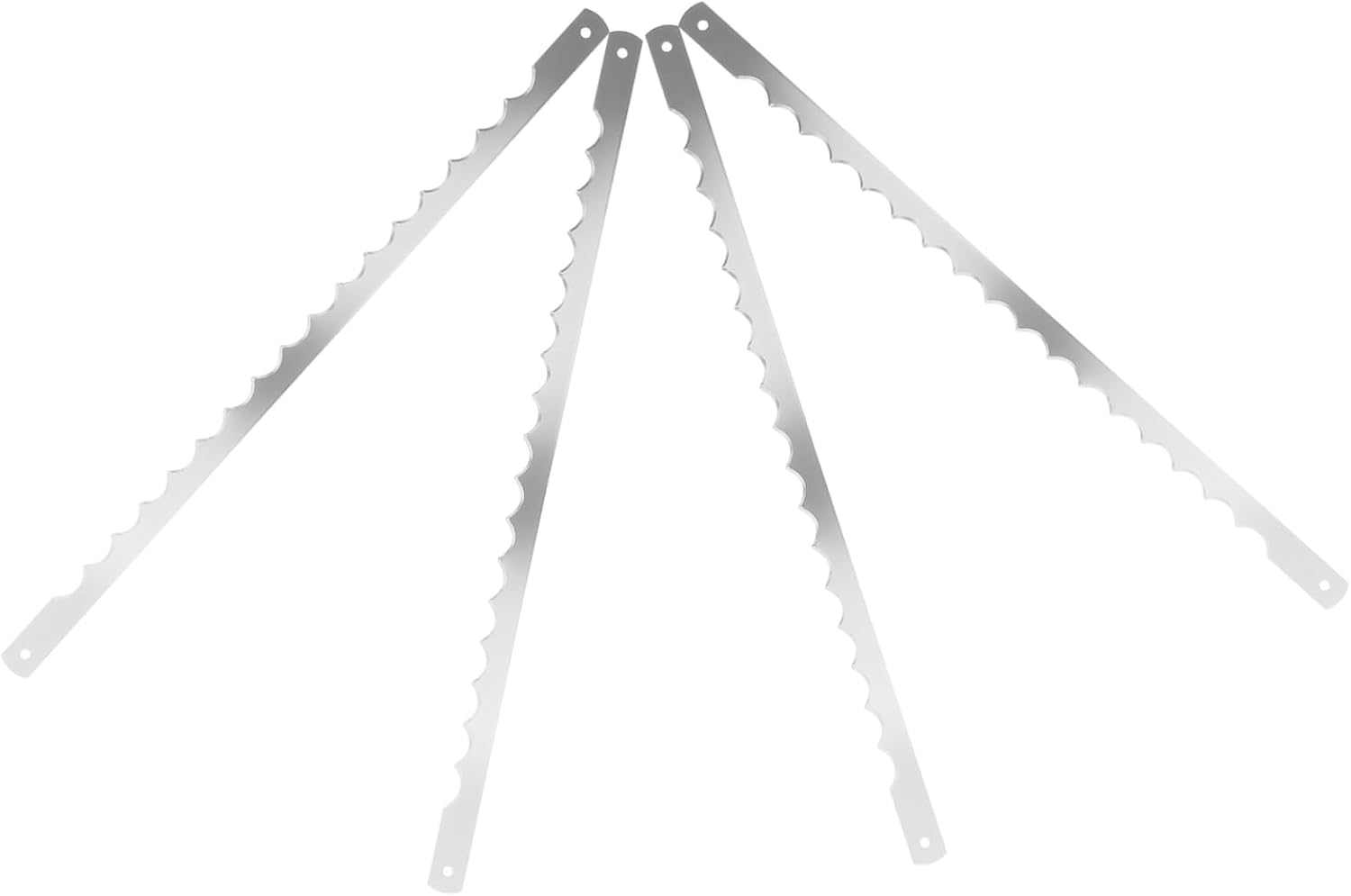 20pcs Bread Slicer Blades Electric Bread Slicer Replacement Serrated Toast Cutter Blades Maker Machine Accessories Easy to Wash Clean