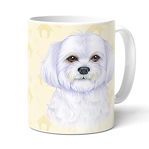 power gift COTON DE TULEAR A Tasse Chien Avec Votre Animal Préféré. Tasse a Cafe Original, Mug Original et Insolite solide en Céramique de Haute Qualité, Une Belle Tasse Pour Tout le Monde Cover