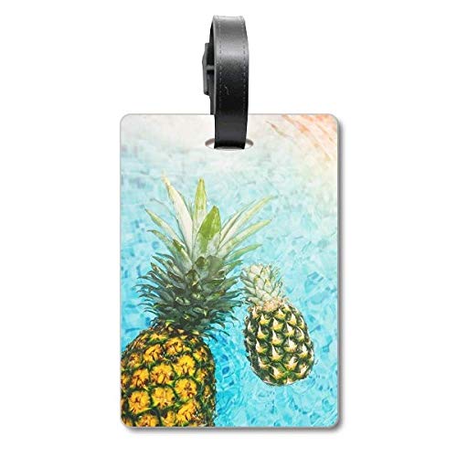 Étiquette d'identification pour valise ananas rouges pour ne plus perdre son bagage à l'aéroport
