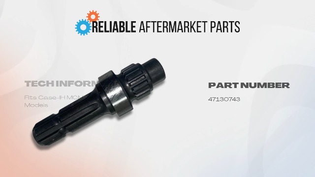 47130743 New PTO Shaft Made to fit Case-IH Tractor Models MCM120