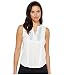 Lucky Brand Women's Embroidered Pintuck Tank Top