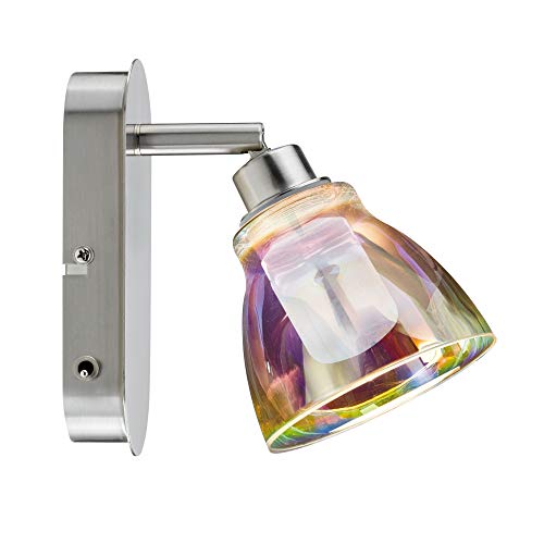 Preisvergleich Produktbild Paulmann Wandstrahler Wolbi, Bunt / Metallisch, Glas / Metall, 602.15