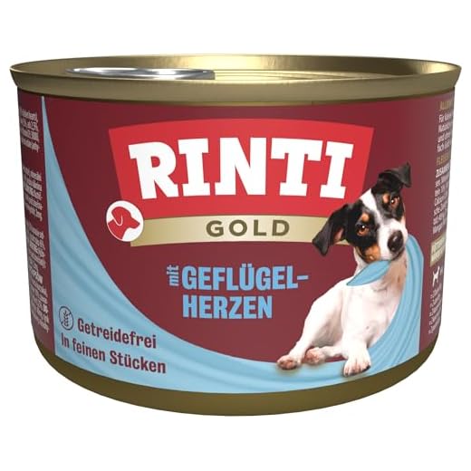 Premium Rinti Dog Food with Poultry Hearts