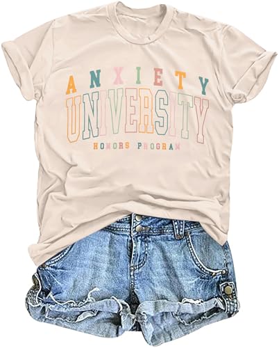 ADHD T-Shirt Anxiety University Honors Program Shirt...