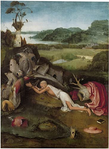 Poster Le Jugement Dernier Hieronymus Boske toile déco murale 50x70 cm sans cadre