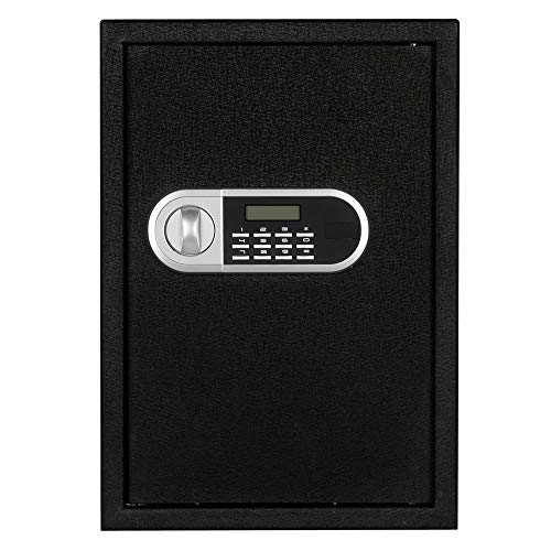 Digital Safe Box Electronic Password Steel Plate Safe Box for Home Office (13.8 x 13 x 19.7)