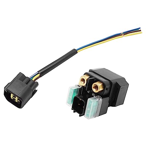 M MATI Starter Solenoid Relay & Plug for Yamaha Grizzly 700 Grizzly 550 Kodiak 700 2007-Up YFZ450R YFZ450X 2009-Up 3B4-81940-00-00 18P-81940-00-00 - Thumbnail 5