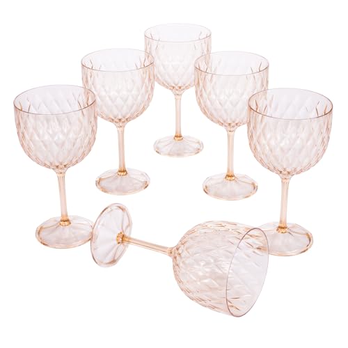 Conjunto de Taças Gim de Plástico 6 Peças, Plasútil