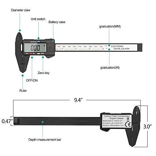Digitaler Messschieber Chizea 150mm für präzise Messungen