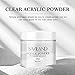 Saviland Clear Acrylic Powder: 5.29OZ Large Capacity Bubble-Free Acrylic Nail Powder Beginner Friendly Long Lasting Chip-Resistant Professional Nail Powder for French Manicure Nail Carving