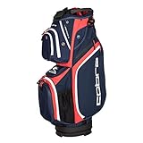 Cobra Golf 2018 Ultralight Cart Bag (Peacoat-High Risk Red-Bright White)