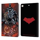 Head Case Designs Officially Licensed Batman DC Comics and The Outlaws #17 Red Hood Leather Wallet Case Compatible with Apple iPad 9.7 2017 / iPad 9.7 2018