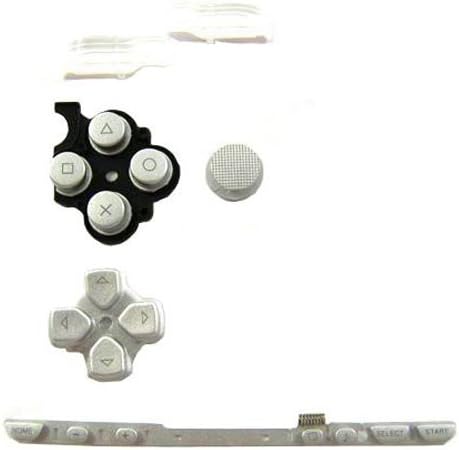 OSTENT Full Housing Shell Faceplate Case Part Replacement for Sony PSP 2000 Color Silver