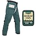 Forester Chainsaw Safety Chaps with Pocket, Apron Style (Regular 37", Forest Green)