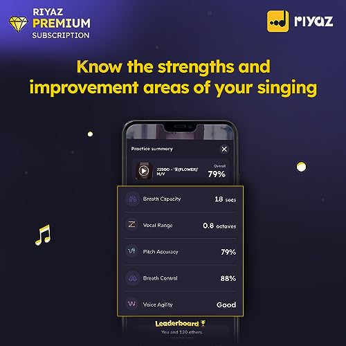 Image of Riyaz App - Learn to Sing KPOP Songs | 12 Months Premium Subscription | Suitable for Guitar / Ukulele / Western Vocal / Solfege Learners | 35 Lakhs Learners | (Activation Link by Email in 2 Hours)