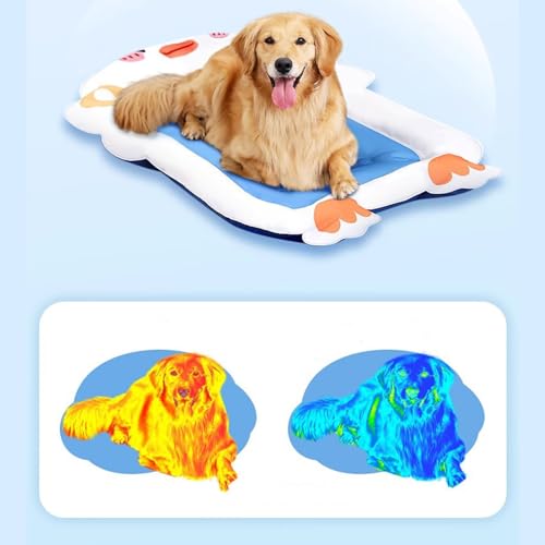 Estera de cama refrescante para perros almohadilla mascotas transpirable SG verano 6