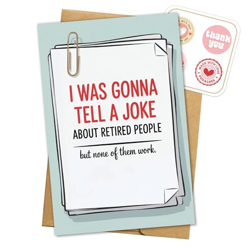 Carte humour retraite pour pot de départ en entreprise entre collègues