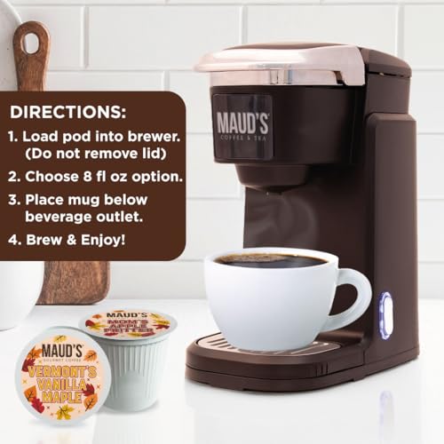 Image of Maud's Maple Vanilla & Apple Fritter Flavored Coffee Pods Variety Pack 36ct