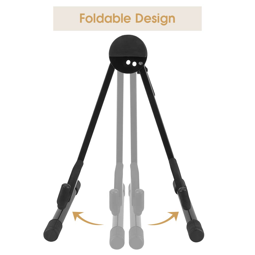 Wakects Soporte Universal para Violonchelo de Acero, Portátil con Almohadilla de Espuma, Accesorio para Instrumento Musical, 35.6 x 30.5 x 39.9 cm
